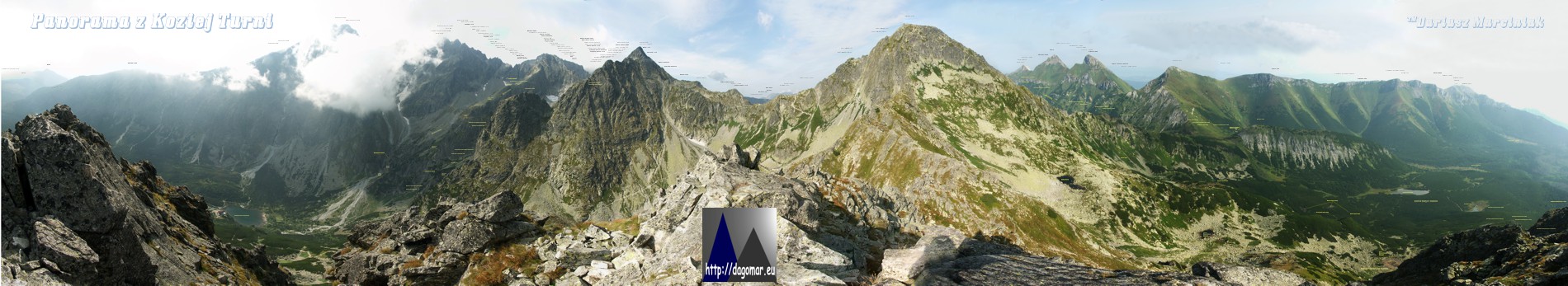 panorama z Koziej Turni